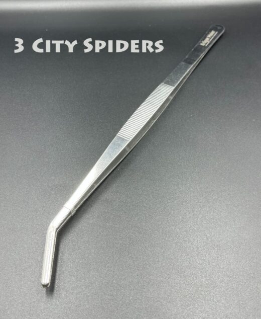 Pęseta metalowa zagięta - 30cm